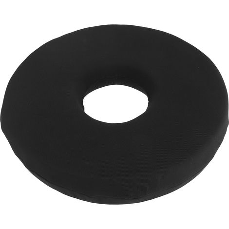 Coussin éponge lavable anti-hémorroïdes 11,8 pouces, oreiller donut pour coccyx, soulagement escarres, fauteuil et chaise, personnes âgées, pack de 1 (1/5)