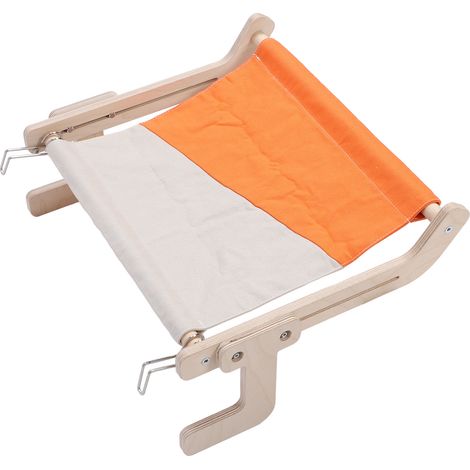 Perchoir pour chat à suspendre à la fenêtre, hamac en bois robuste pour animaux de compagnie, support de couchage et étagères pour rebord de fenêtre ou chevet. (1/5)