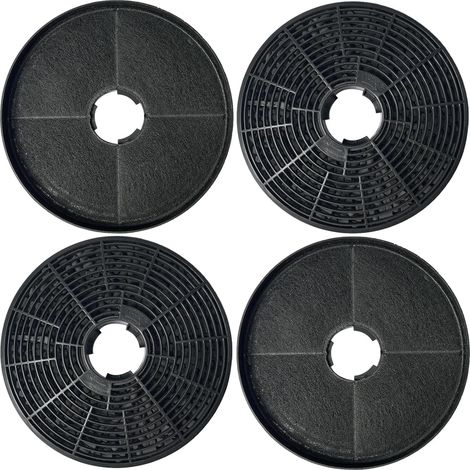 Lot de 4 filtres à charbon actif CBCF002 Compatibles avec CIARRA CBCS6201, CBCB6201, CBCB6736C, CBCS6906D, CBCB6906D, CBCS9201, CBCB9201 (1/5)