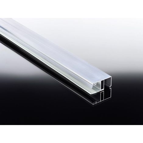 Kombi-Randprofil Alu pressblank 2500 mm m. Dichtung