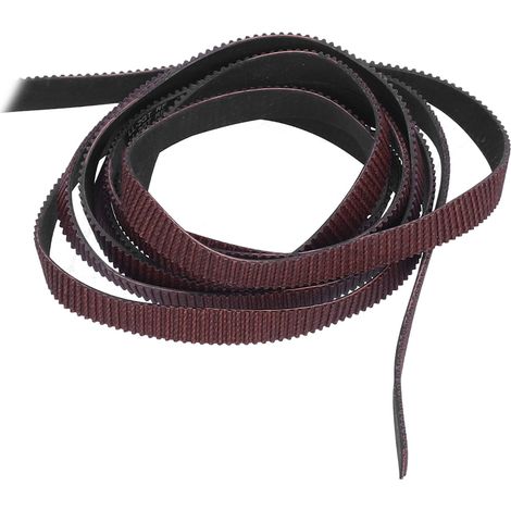 Courroie de distribution en caoutchouc pour poulie dentée, courroie de transmission synchrone 2GT-9RF 2M (1/5)