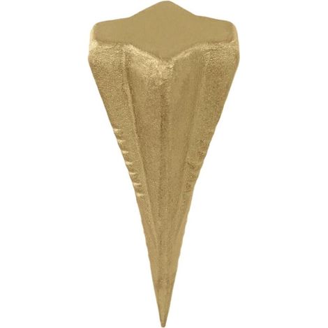 Diamantbeschichteter Spaltkeil, robuster 4-Wege-Holzspalter aus Stahl zum Fällen und Spalten von Holz – Gold, 1,6 kg (1/5)
