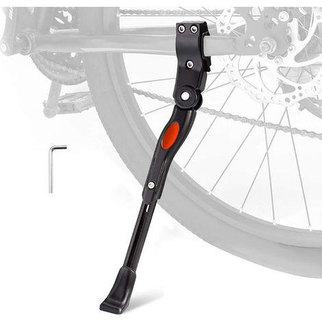 Portapacchi posteriore regolabile in alluminio per biciclette. Adatto a biciclette con larghezza da 22 a 26 pollici. (1/5)