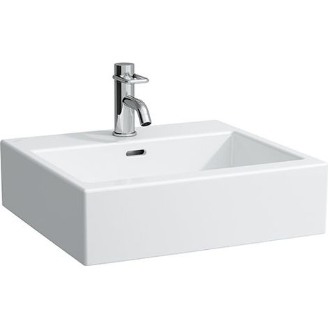LAUFEN Living City Lavabo sobre encimera, 1 agujero para grifo en (1/4)
