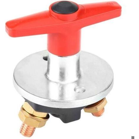 Interrupteur D'isolation de Batterie, 12 V à 60 V pour Voiture, Clé Fixe Universelle, Interrupteur de Coupure de Batterie, Déco (1/4)