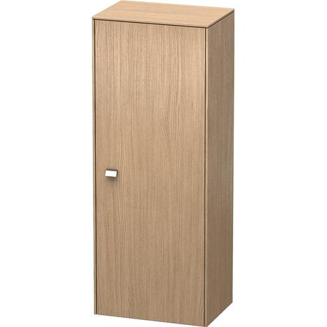 Duravit Brioso armadio mezzo alto 133,0x52,0x36,0 cm, 1 anta, incernierata a destra, Colore (anteriore/corpo): Decorazione quercia europea, maniglia cromata - BR1311R1052