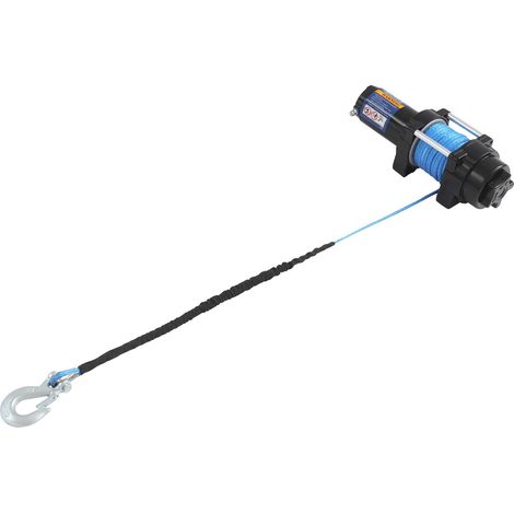 Elektrische Winde, 4500 lbs Tragfähigkeit, Verriegelungsfunktion, Blau (1/2)