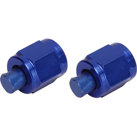 Bouchon femelle AN4 évasé aluminium, 2 pièces, étanche fuite, adaptateur bouchon tuyau carburant, raccord blocage, filetage standard. (1/5)