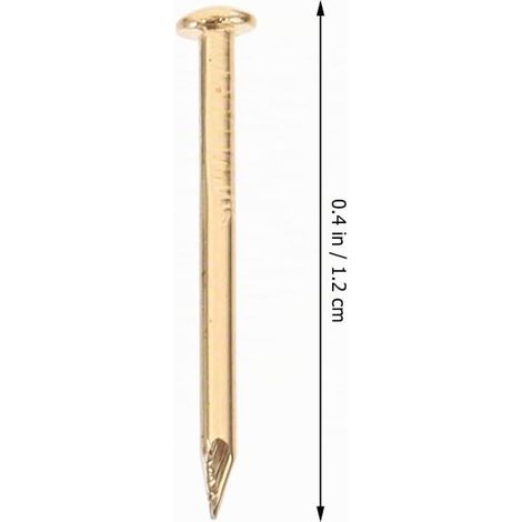 Clous Tête Ronde Meubles Boîtes en Bois Fixation (1/3)