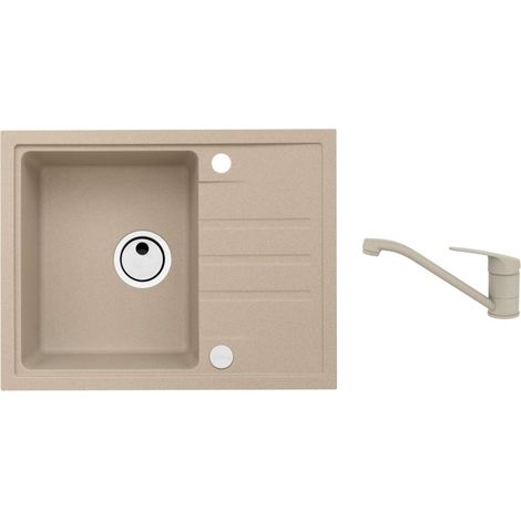 Alveus - Spülenset Intermezzo 30 und Armatur Clara, beige SETA25840 (1/2)
