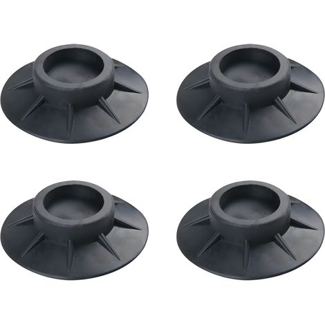 Lot de 4 patins stabilisateurs pour lave-linge et sèche-linge, anti-vibrations et anti-marchage, tapis pour machine à laver (1/5)