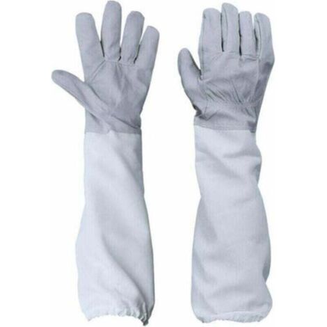 High-Quality Protective Sheepskin Beekeeping Gloves - Puncture-Free