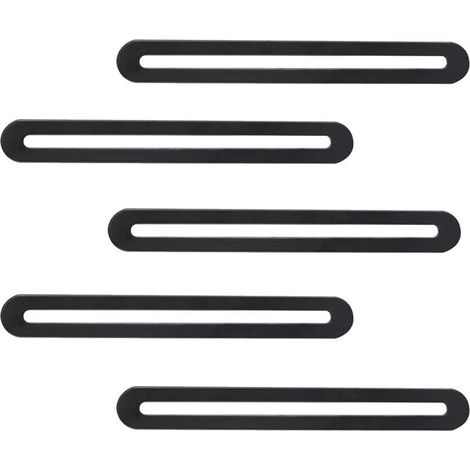 5 Pièces Plaque Perforée Équerres, Connecteurs Plats Réglables en Acier Inoxydable,Plaque de Renfort Métallique, pour Réparer et Réparer le Bois, les Meubles