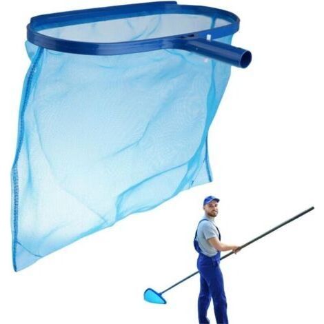 Épuisettes de Surface pour Piscine, ramassage des Feuilles de Surface, Filet de Nettoyage, Pool Net Leaf Skimmer (1/4)