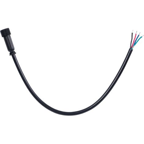Conector Estanco Hembra Para Balizas RGB - 4 Pines - 20 Cm