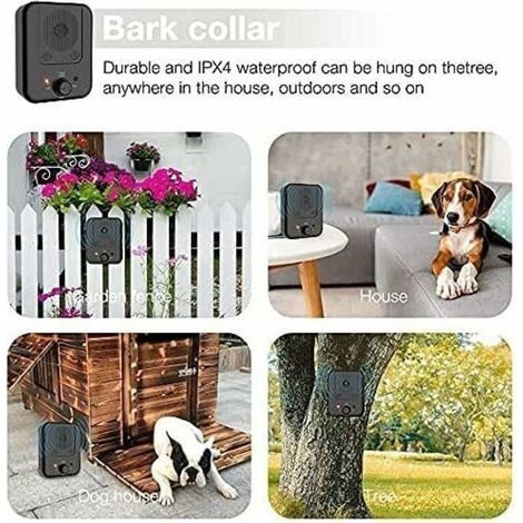 Anti-Bell-Hund, Ultraschall-Anti-Bell-Gerät, automatisches Anti-Bell-Hunde-Ultraschallgerät, wasserdicht für kleine und große Hunde