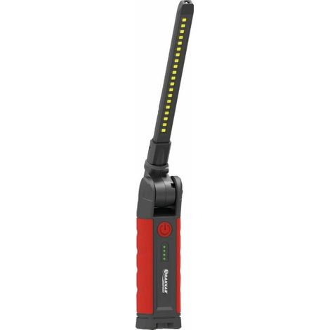 Drakkar Equipement – Baladeuse de chantier LED 1000 lumens rechargeable par induction – Autonomie 3-12h – Base aimantée – Tête rotative 270° – IP54