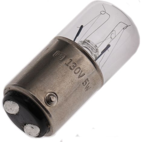 Ampoule RS PRO 130 V 5 W, BA15d (1/2)