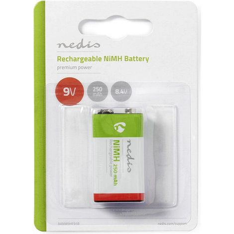 Bateria Recargable 9v 250mah