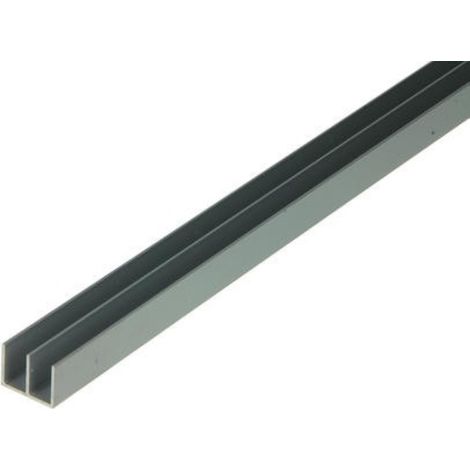 CANALINO DOP"U"ARGENTO 16X12X1 MT.1 (1/2)