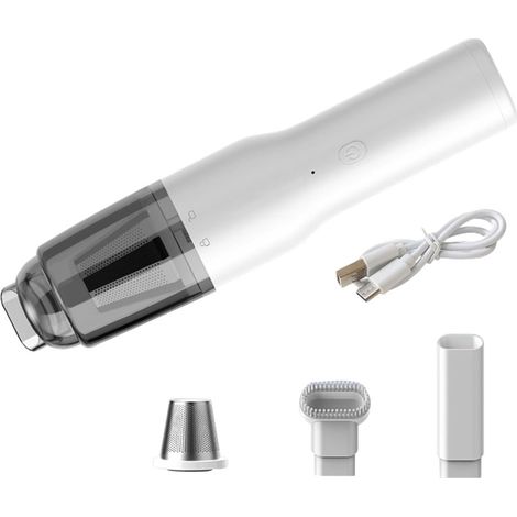 Mini aspirateur à vide, robot métallique à 3 pouces, nettoyeur de plancher du robot avec un port de chargement rapide USB (1/4)