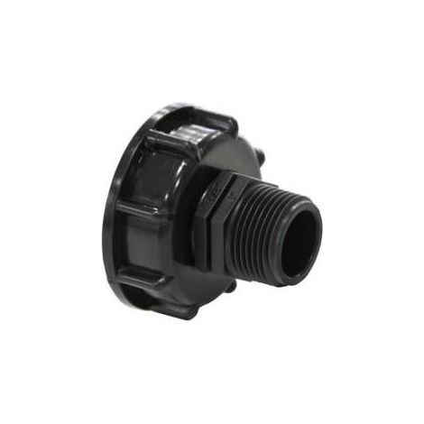Raccord S60x6 avec embout male fileté 1" - 26x34- (1/2)