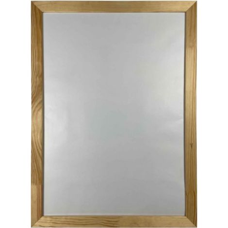 Cadre photo double face en bois brut pour 2 affiches format A1 - Fabrication française (1/5)