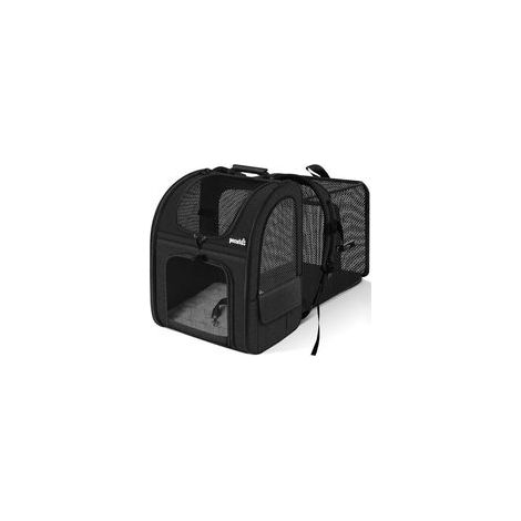 Cellfast – Sac de transport pour chat et petit chien – Extensible 90% grande capacité – Conception de ventilation confortable – Dimensions 34x27x44 cm (1/5)