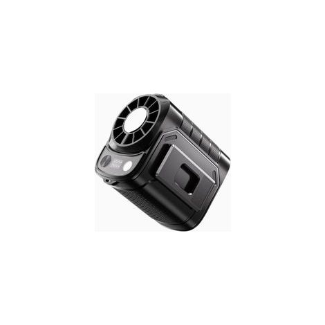 Ventilateur de ceinture portable 10000 tr/min, avec 5 vitesses, 6000 mAh, alimenté par piles et lumière, pour la maison, le bureau, les voyages, le chantier, le camping (1/5)