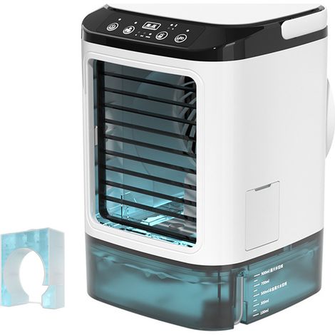 1 Ventilateur de bureau, USB, compact, fonction brumisation, humidification, pour bureau ou dortoir (1/5)
