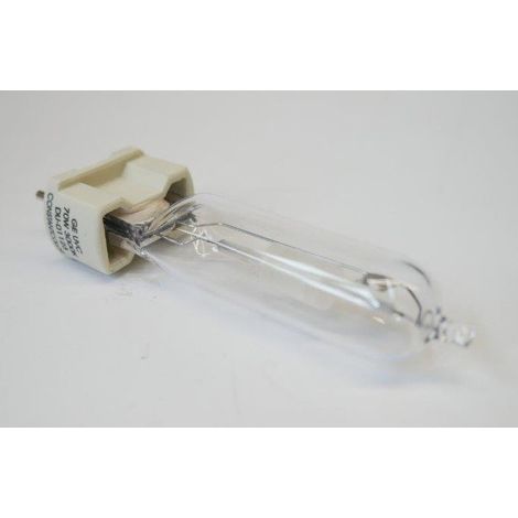 Ampoule à decharge iodure metallique 70W ceramique clair culot G12 3000K Ø 18x90mm DURA LAMP
