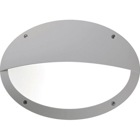 Supporto a parete TEIA Hor. Hood IP66 E27 23W Grigio (1/2)