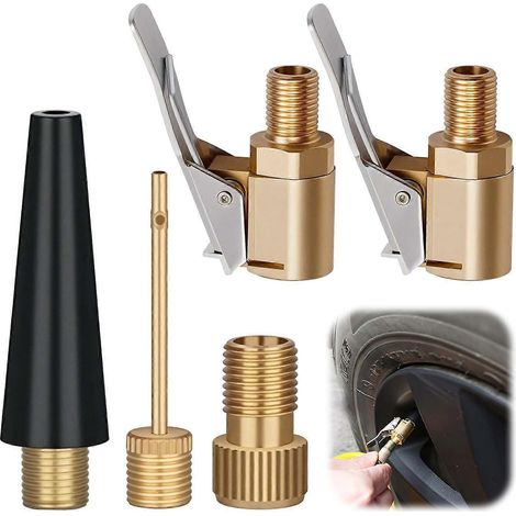 Adaptateur pour pompe à air, compatible avec Bosch EasyPump, pour le raccordement des valves et des accessoires de gonflage.-AquaForge (1/5)