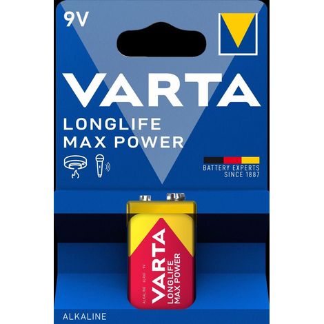 VARTA Longlife Max Power 9V Batterie