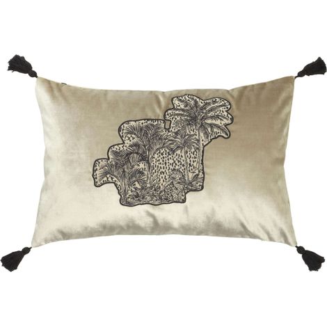 SPORTALM KITZBÜHEL funda de cojín PALMS - 1 unidad 60x40 cm, naturaleza