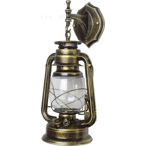 Lámpara de pared retro industrial para exterior, lámpara de techo, lámpara de pared antigua, lámpara de pared vintage, iluminación de pared, lámpara de pared exterior, farol, patio (1/5)