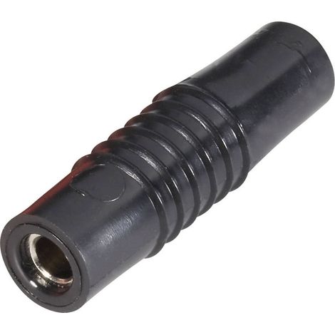 Schnepp KP 4000 L Laborbuchse Stecker, gerade Stift-Ø: 4 mm Schwarz 1 St.