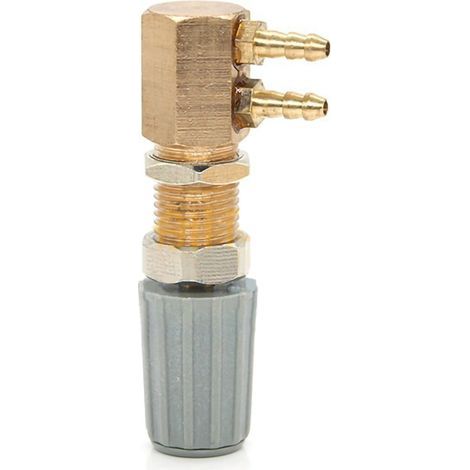 Ventilkörper aus Messing, Wasserregulierdüse, für Zahnärzte, Feineinstellung der Wasserzufuhr bei zahnärztlichen Materialien, F-förmig, 4 x 2,5 mm