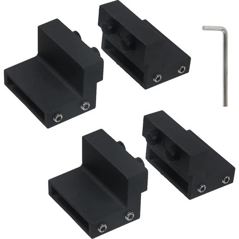 Robinet pour la porte noire (4 pièces) les portes correderas, y (1/5)