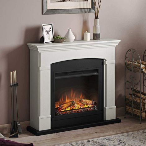 CHIMENEA ELECTRICA TAGU HELMI CREMA SUAVE (1/5)