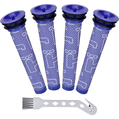 Pack de filtres de rechange pour aspirateur compatible Dyson V6 V7 V8 – 3 pré-filtres – Filtration allergènes (1/5)