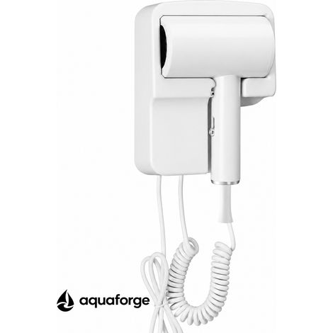Sèche cheveux mural 1200 W air chaud froid séchage rapide (1/5)
