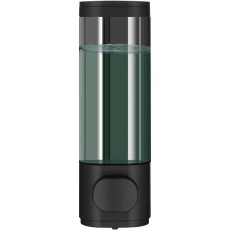 Wall-mount free shower caddy, large capacity, black.