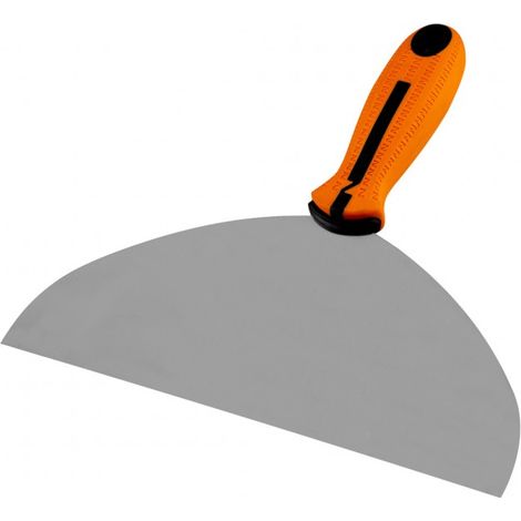 Spatule à peinture de 250 mm, en acier inoxydable, manche bi-matière