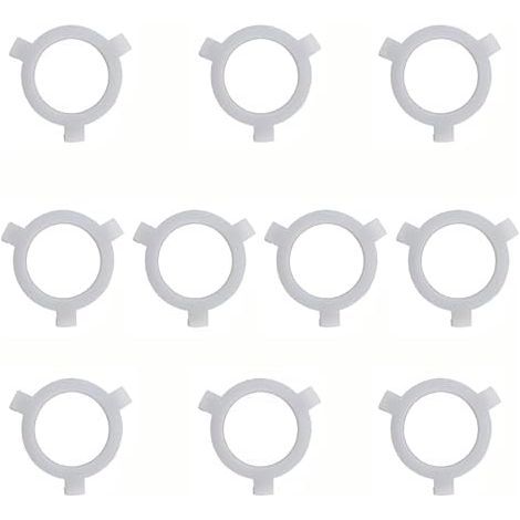 CSPARKV Juego de 10 anillos reductores para pantallas de lámparas de 6 x 5 cm, accesorios innovadores para luminarias, E27 a E26