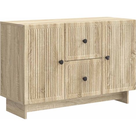 Sideboard Sonoma Oak 89 x 34.5 x 60 cm Engineered Wood vidaXL