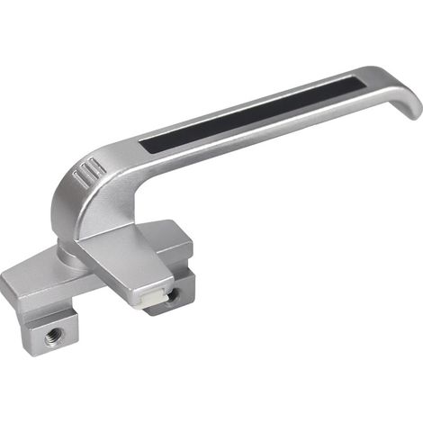 Gauche - Poignées de fenêtre en aluminium, poignées de fenêtre à guillotine pour mur-rideau, fenêtres à battants s'ouvrant vers l'extérieur