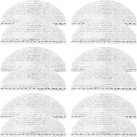 12-teiliges Wischmopp-Set für den intelligenten Saugroboter Eufy X8 (1/4)