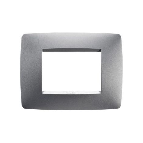 PLAQUE ONE 3P TITANE GEWISS GW16103VT