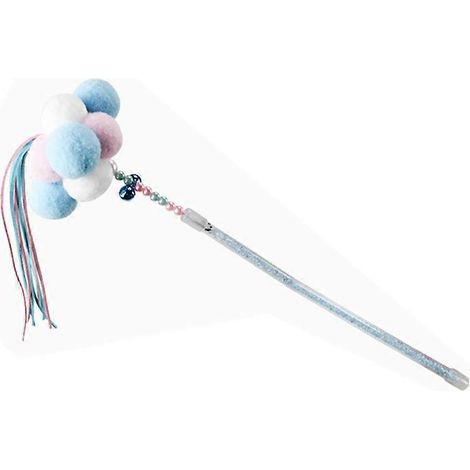 Jouet pour chat, bâtonnet interactif pour chaton, canne à pêche amusante, baguette à plumes, accessoire pour animaux de compagnie